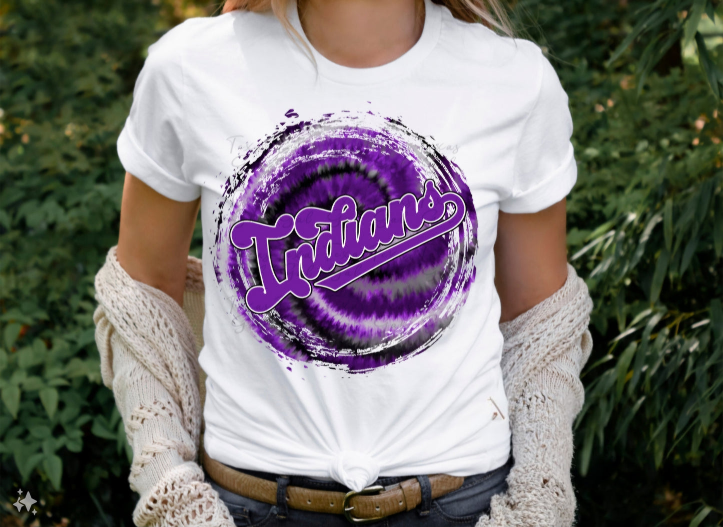 Purple Indians Tee