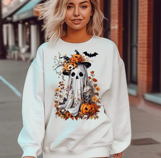 Fall Ghost Crewneck Sweatshirt