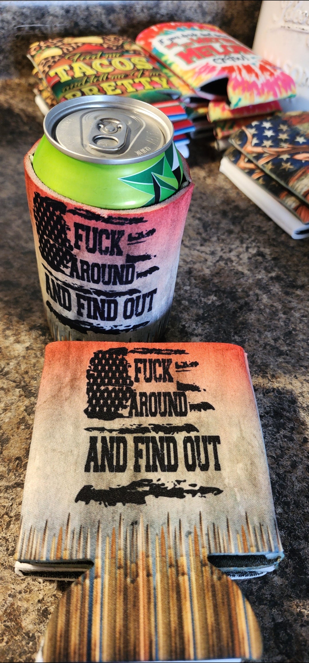 Fuck around and Find out Koozie