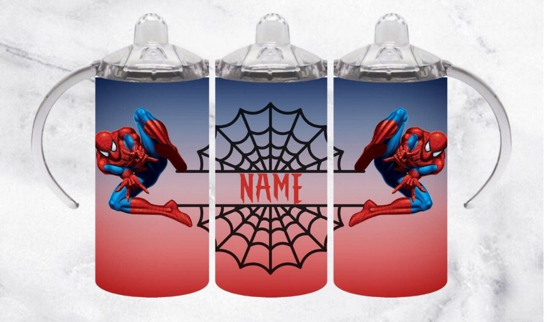 Personalized Spider-Man Tumbler/sippy