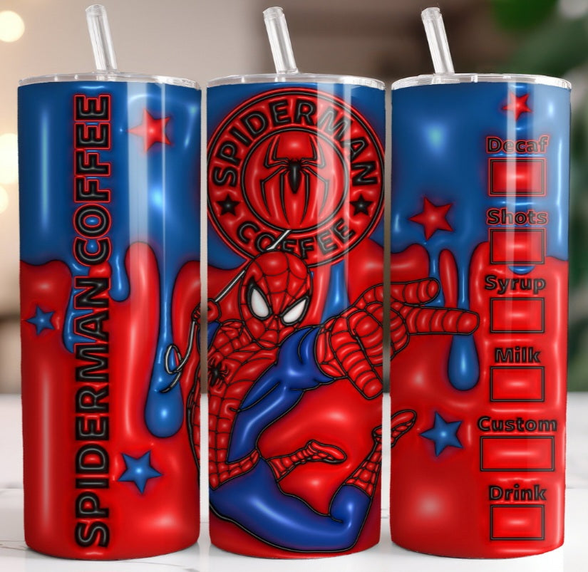 Spiderman Starbucks Tumbler