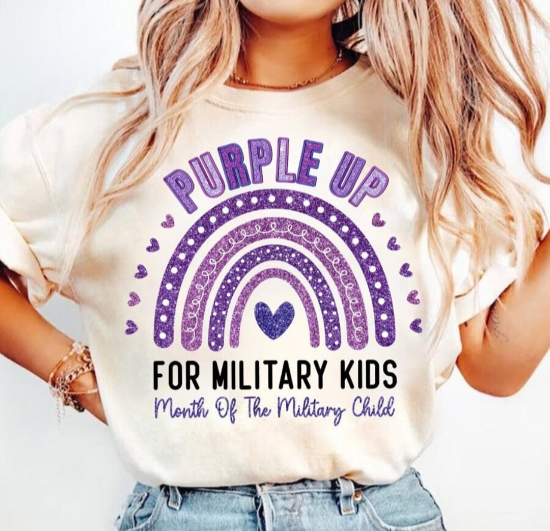 Purple up for Military Kids