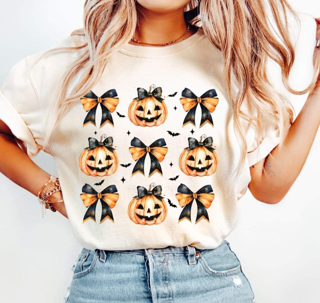 Halloween Pumpkin/Bow Coquette