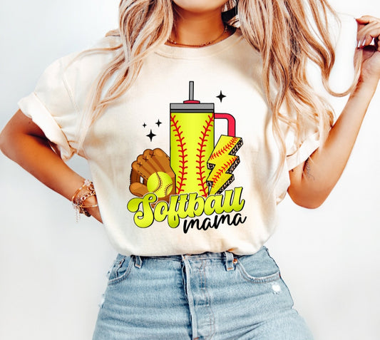 Softball MaMa Tee