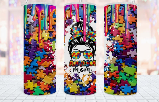 Autism Mom Tumbler