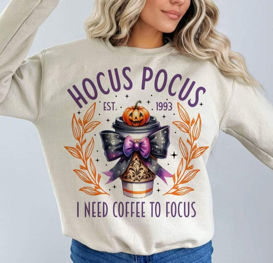 Hocus Pocus I Need Coffee To Focus