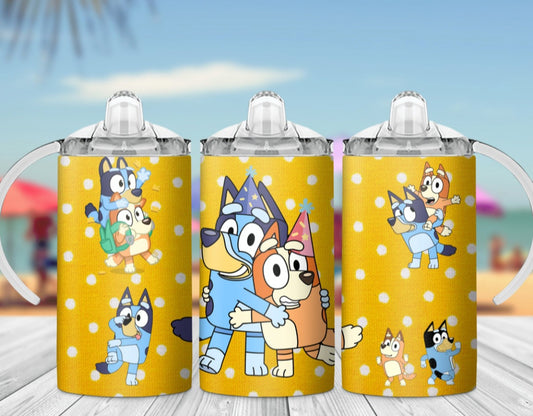 Yellow Bingo & Bluey Sippy/Tumbler