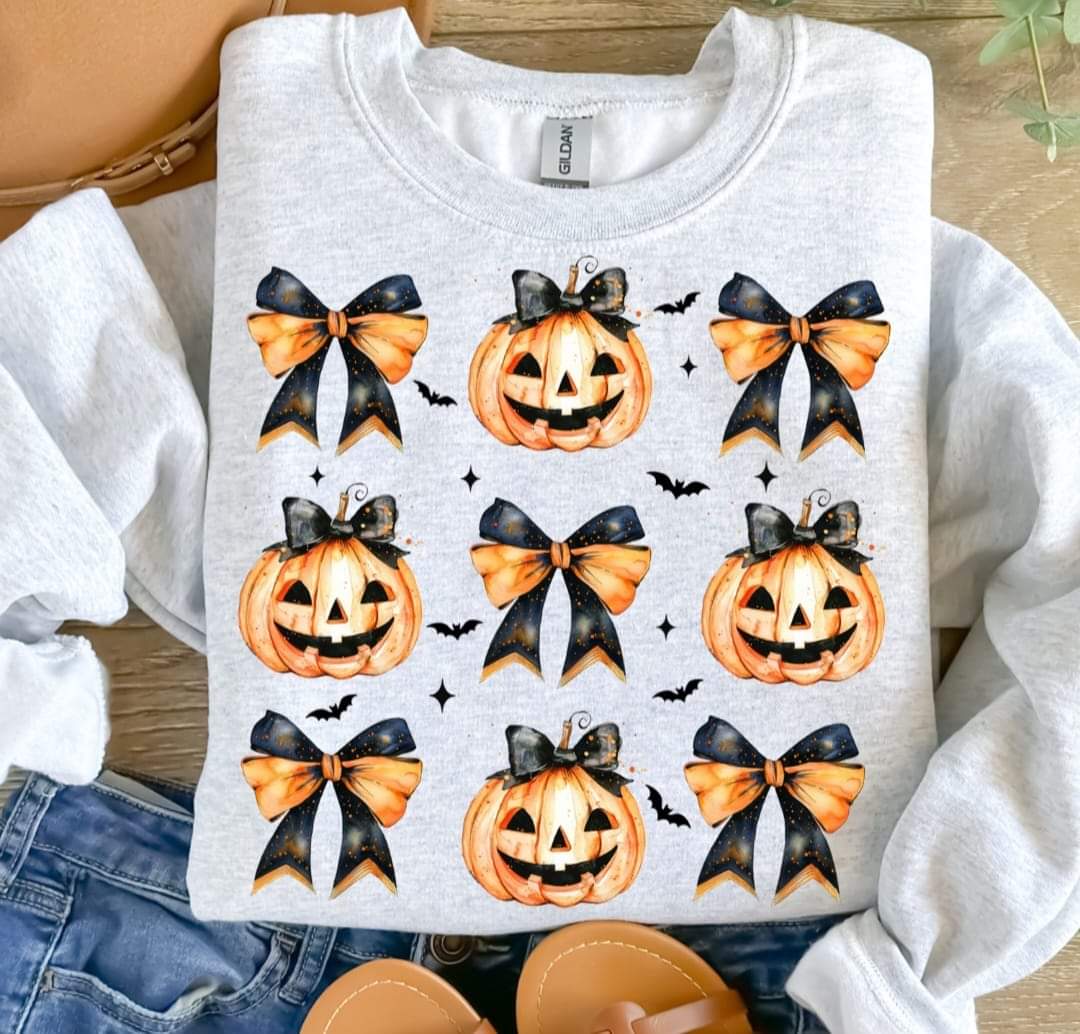 Halloween Pumpkin/Bow Coquette