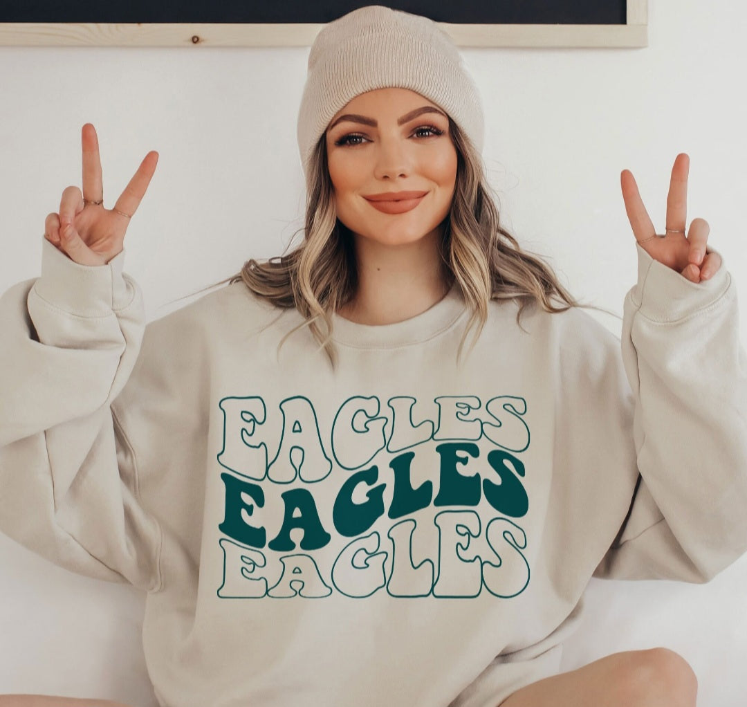 Eagles Repeat Crewneck