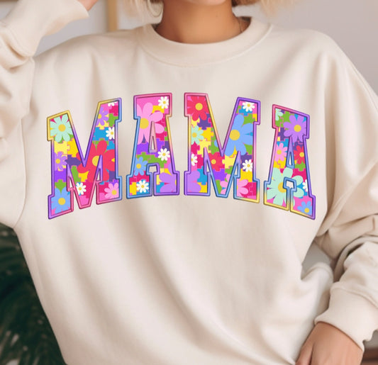 Floral Mama Crewneck/Tee