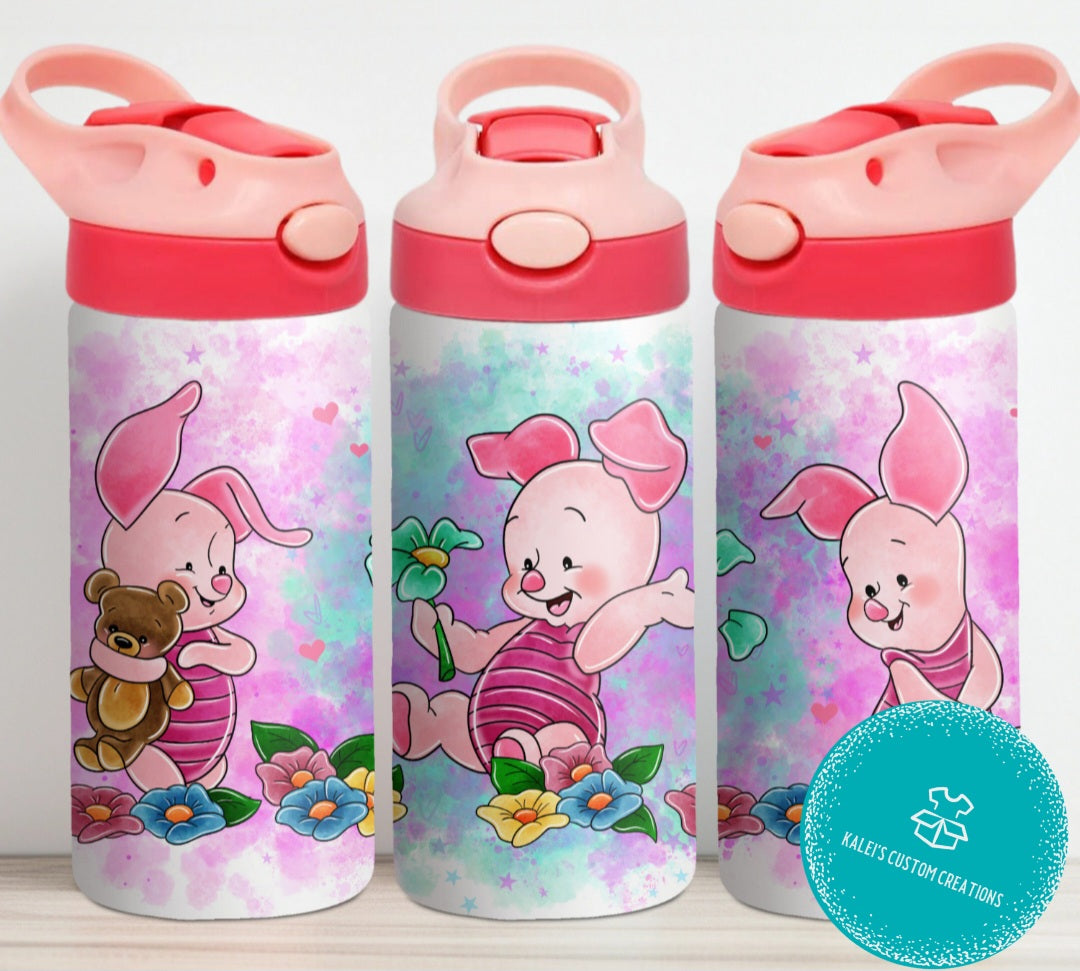 Piglet Fliptop straw tumbler