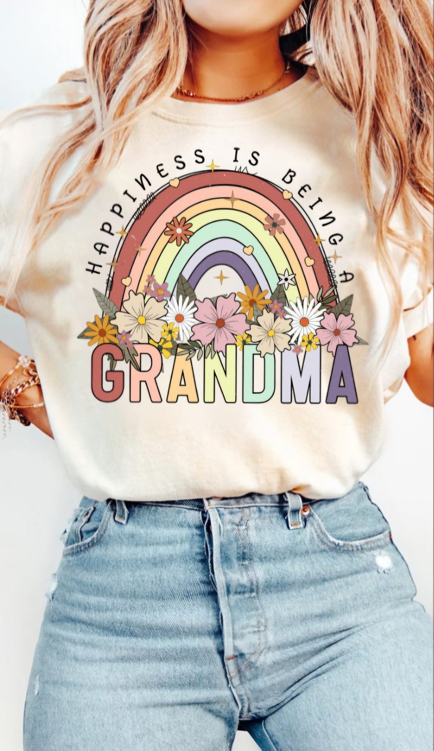 Happiness is being a grandma tee