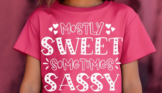 Mostly Sweet Sometimes Sassy Youth Tee